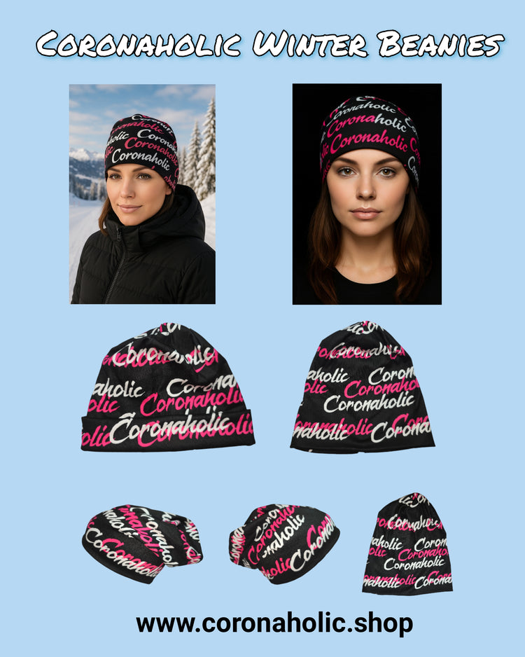 "Coronaholic Winter BEANIES"