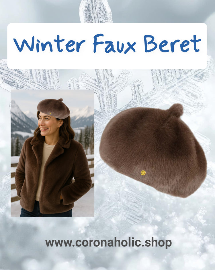 "Winter Beret Faux Hats"