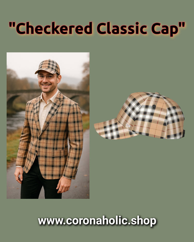 "Checkered Classic Cap"