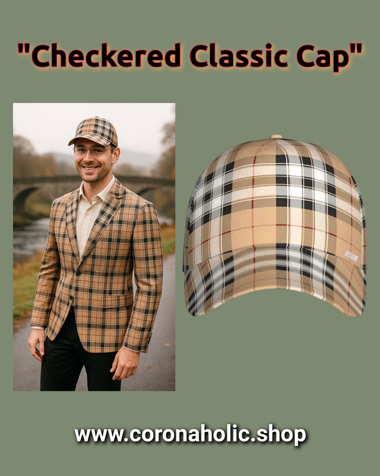"Checkered Classic Cap"