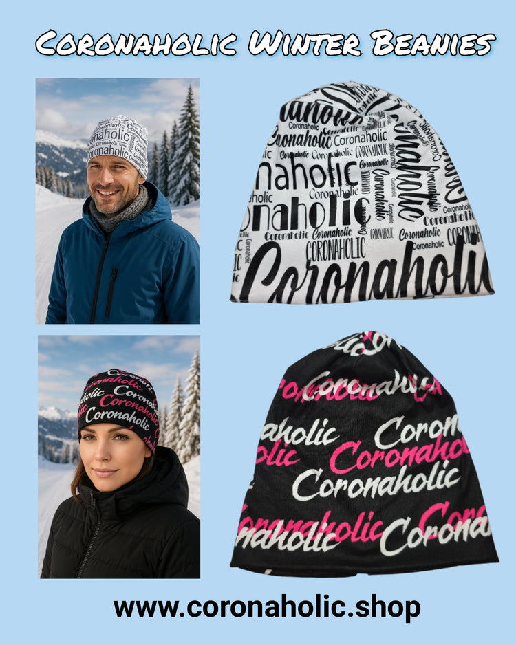 "Coronaholic Winter BEANIES"