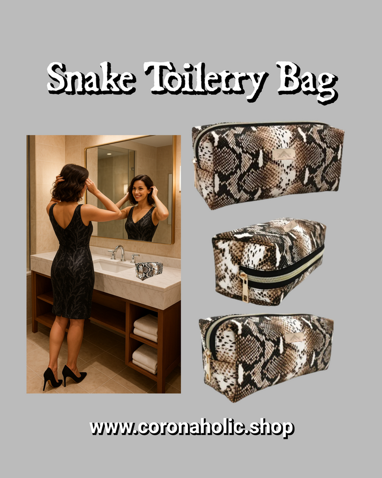 "Snake Toiletry Bag"