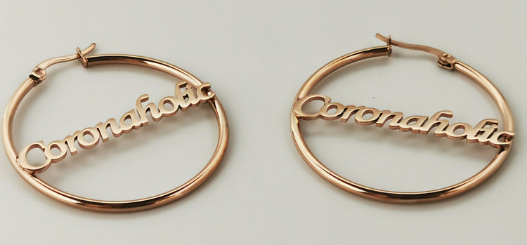"CORONAHOLIC EARRINGS" made by Coronaholic Design&Label