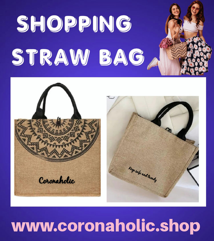 "Shopping Straw Bag" made by Coronaholic Design & Label