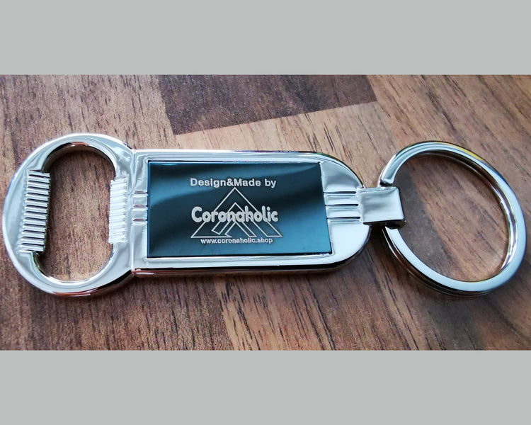 Key chain & bottel opener made by Coronaholic Design&Label.