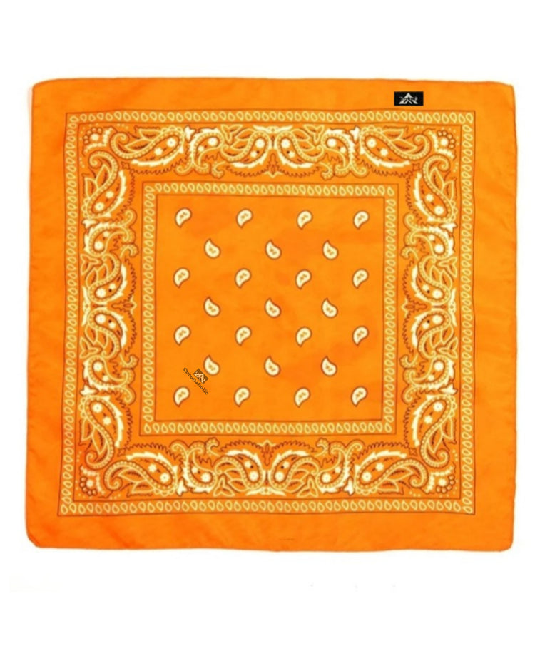 "BANDANAS" with our patented Label on it