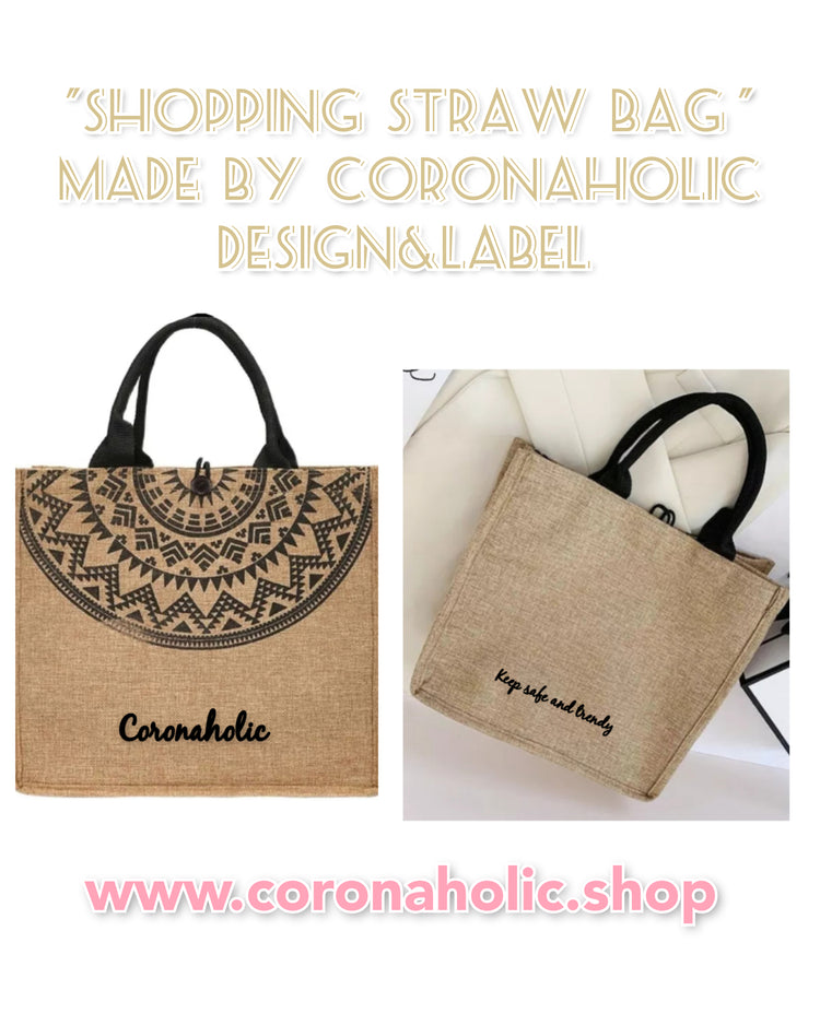 "Shopping Straw Bag" made by Coronaholic Design & Label