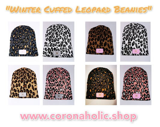 "Winter Cuffed Leopard Beanies"

for LADIES & MEN
