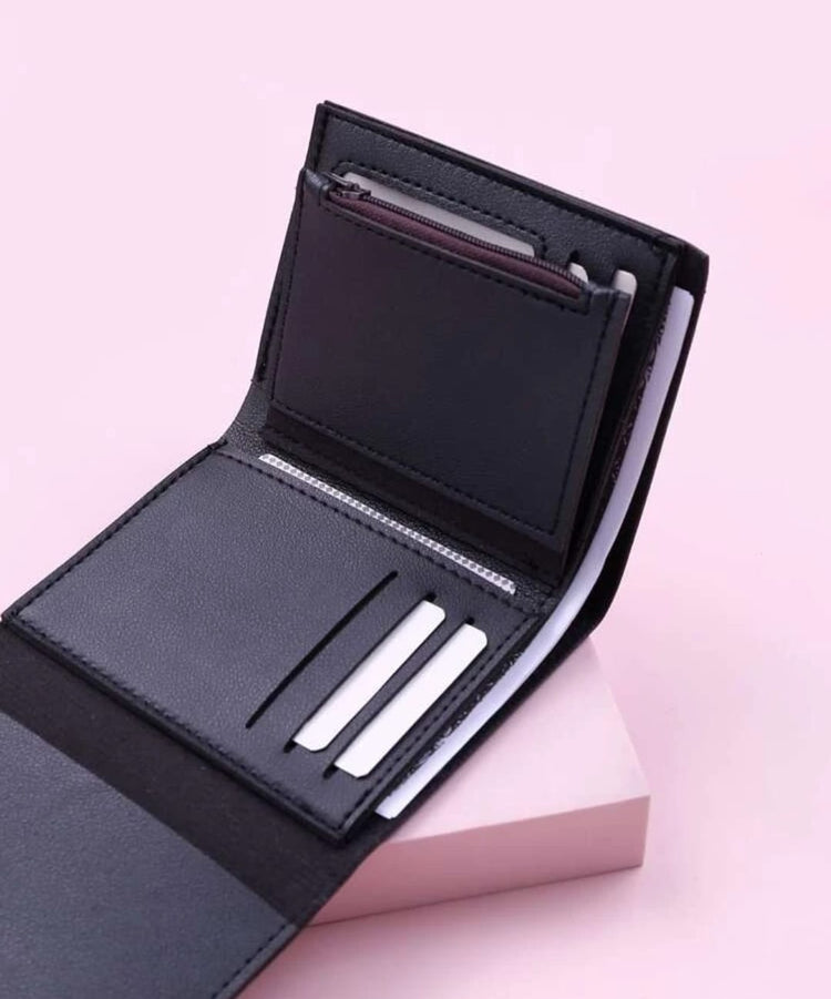 "Stylish Wallet" with our patented metal Label on it