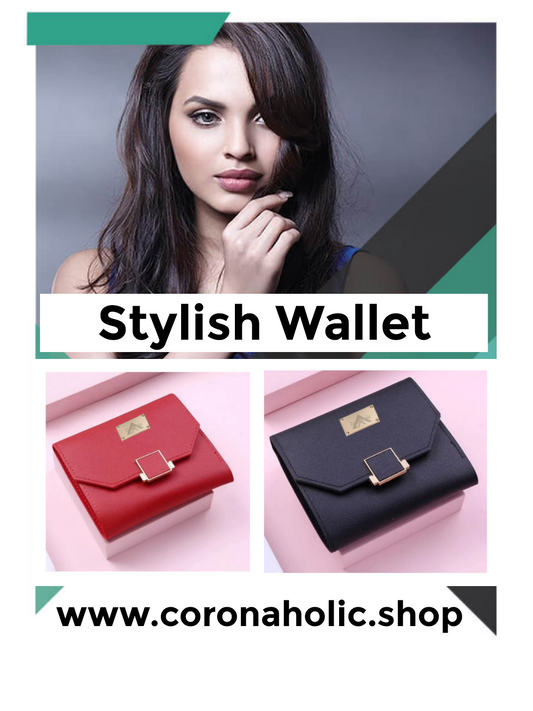 "Stylish Wallet" with our patented metal Label on it