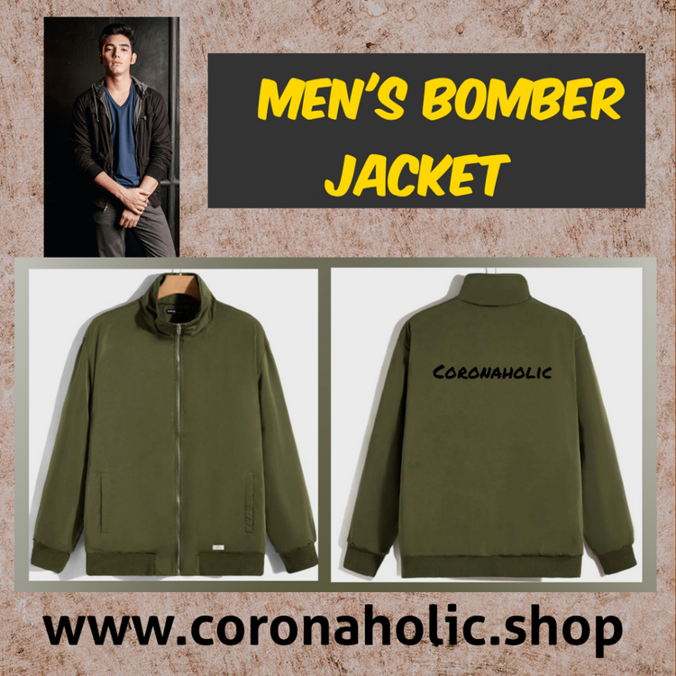 "Men's Bomber Jacket"

with our patented Label on it 