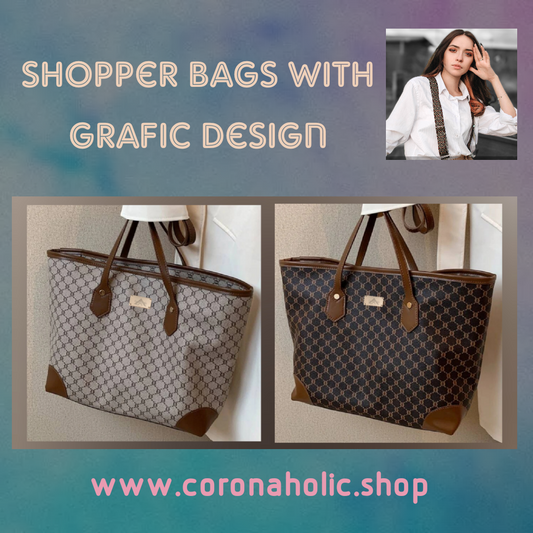 "SHOPPERBAG with Letter Graphic"