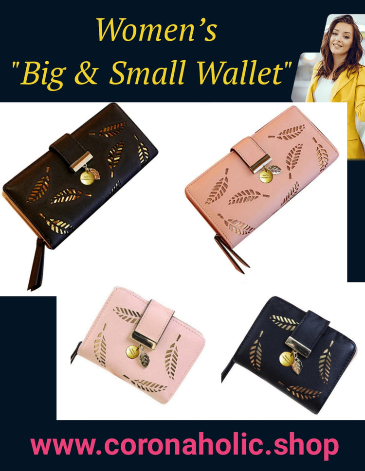 "Big Wallet" & "Small Wallet" with our patented metal Label on it
